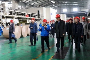 国家邮政局赵民一行莅临8868体育官网登录入口调研快递包装绿色治理试点工作