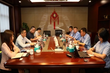 中国进出口银行浙江省分行行长彭豪一行莅临8868体育官网登录入口开展银企高层会谈活动